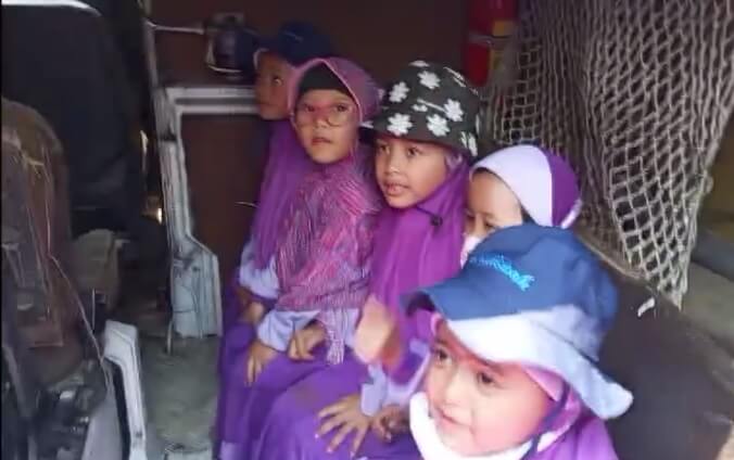 sekolah tahfidz balita kuttab rumah quran yonkav suasana dalam tank